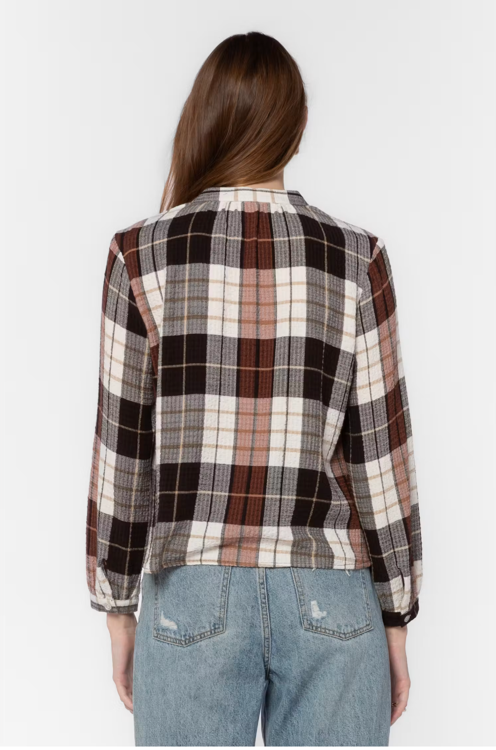 VELVET HEART KEVIN ALOEWOOD PLAID SHIRT