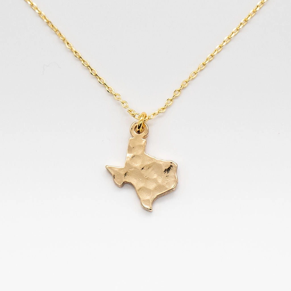 24K TEXAS PENDANT NECKLACE
