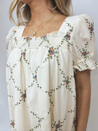 EMBROIDERED DRESS