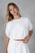 WHITE NEOPRENE TOP