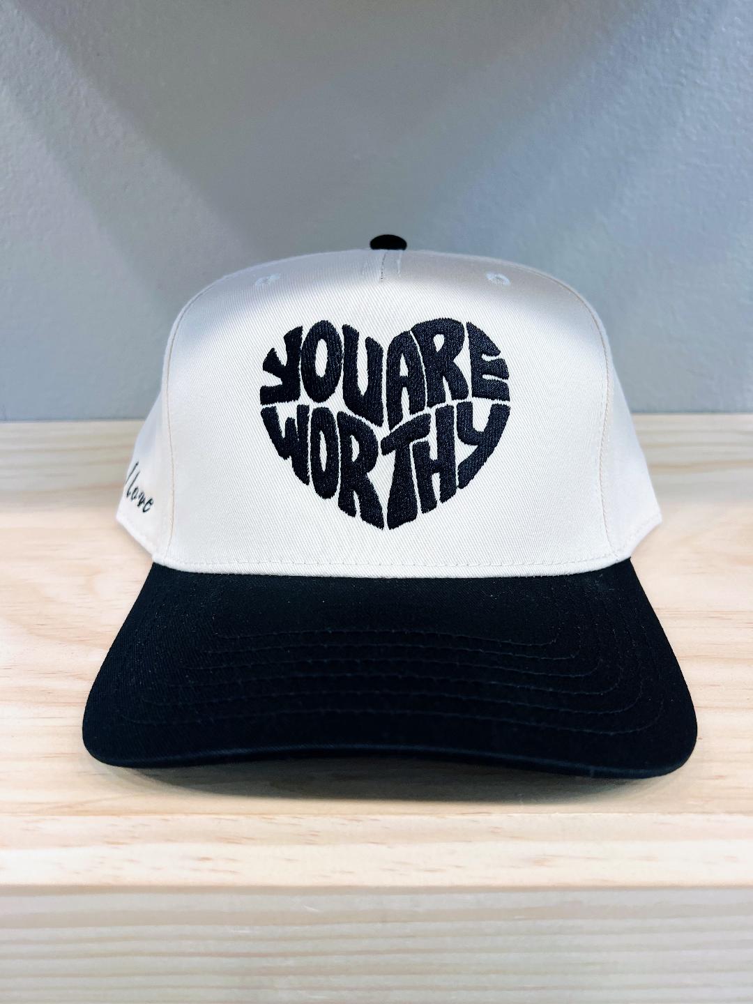 YOU ARE WORTHY TRUCKER HAT