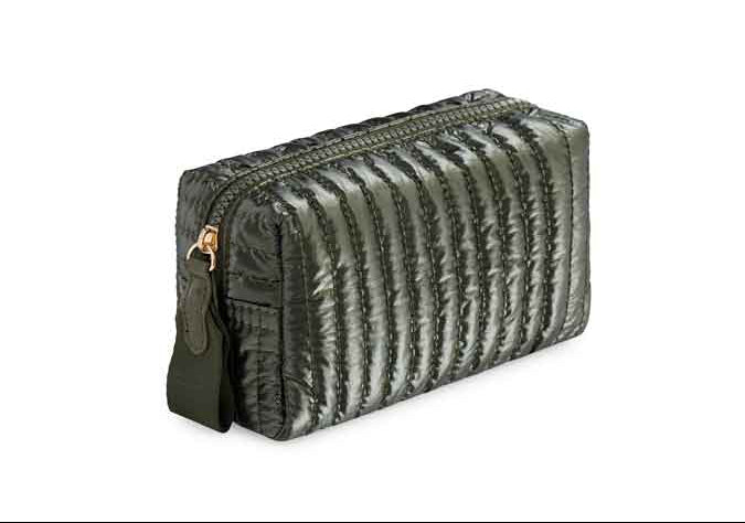 LOGAN SMALL OLIVE COSM. POUCH