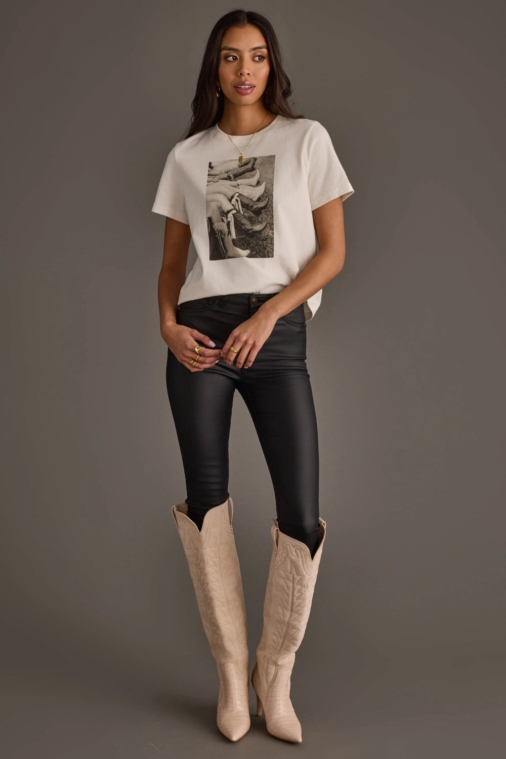 BOW FOR COWGIRL BOOTS (OFF-WHITE)