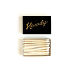 HOWDY MATCHBOX