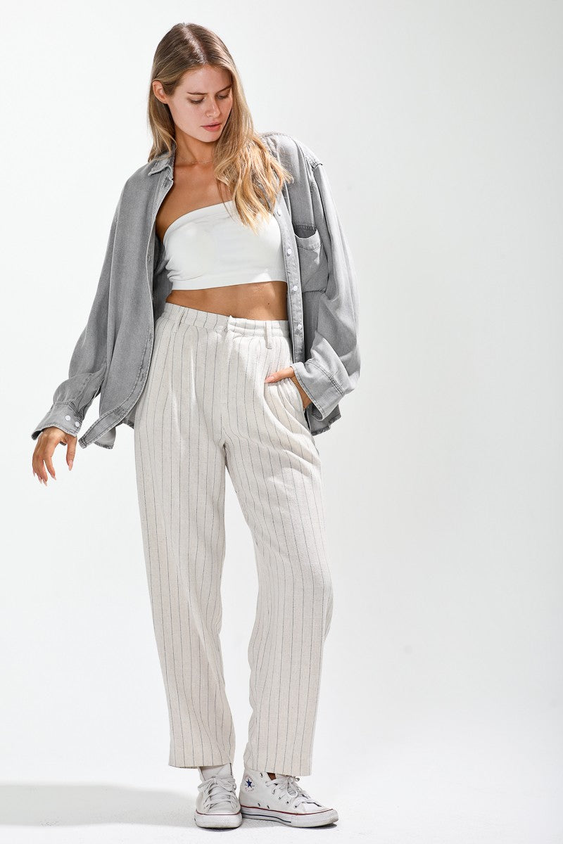 BROOKIE TOP ( DENIM GREY)
