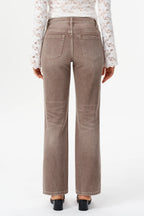 BAYEAS BRIAR MID RISE STRAIGHT LEG JEAN (COFFEE)