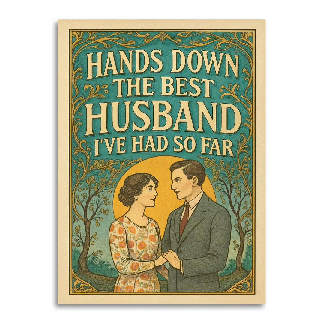 BEST HUSBAND SO FAR CARD