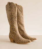 LEOPARD TESS TALL BOOT