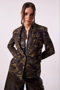 HELEN FIRESIDE BLAZER W/ PUFFER IN CAMO