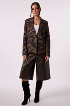 HELEN FIRESIDE BLAZER W/ PUFFER IN CAMO