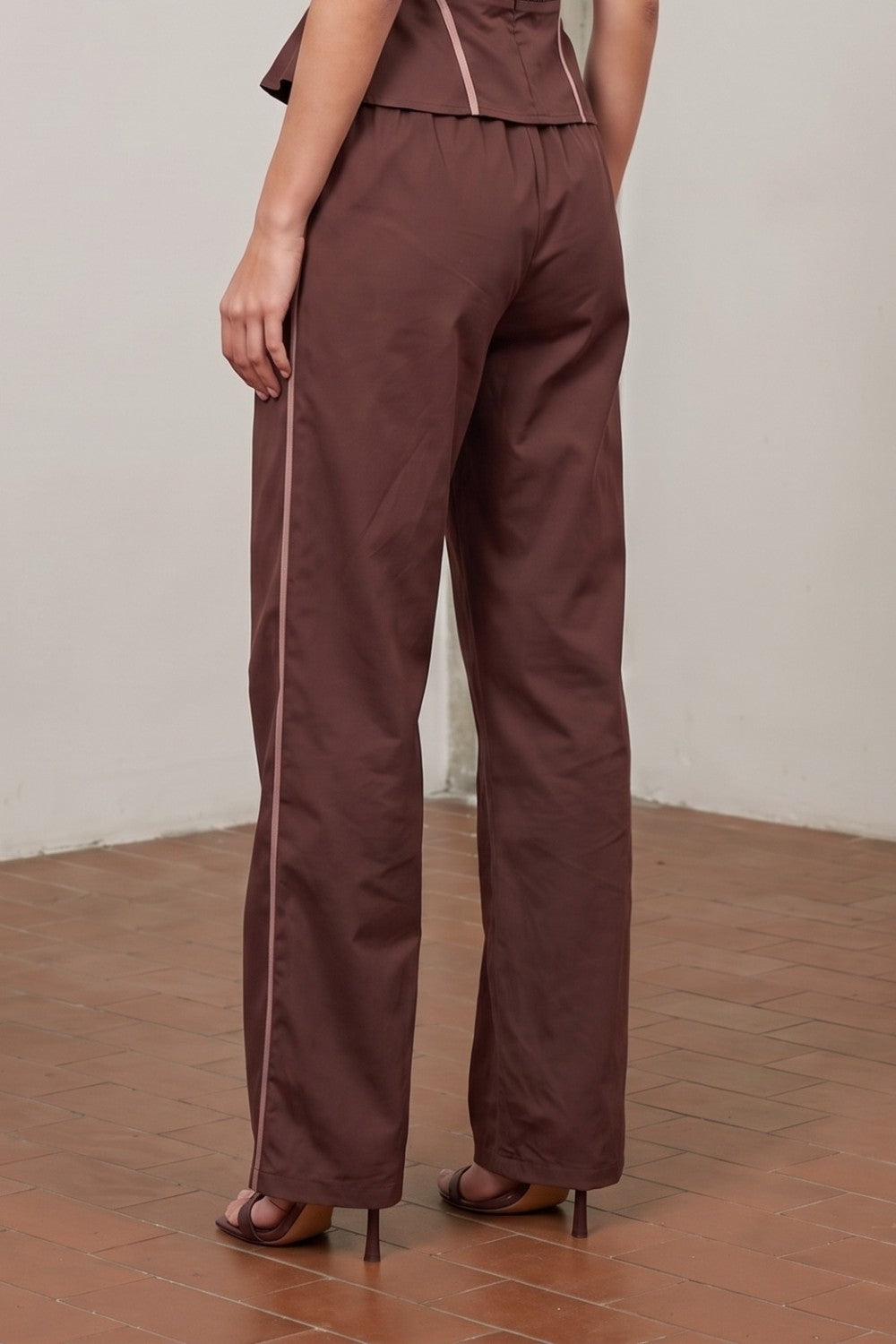 ESPRESSO PIPING DETAIL PANT