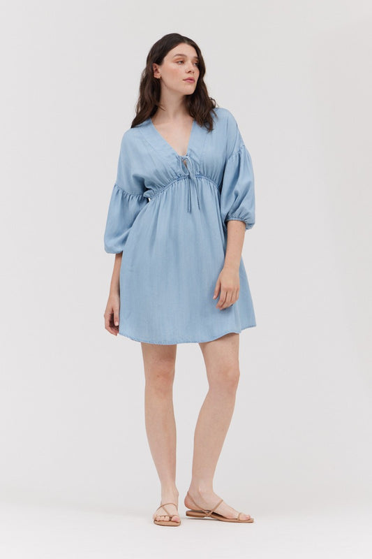 CHAMBRAY DRESS