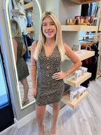 LEOPARD MINI DRESS