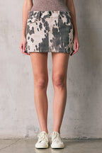 HIDDEN COW PRINT SKIRT