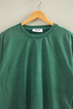 LOVE THE CROPPED CREWNECK SWEATSHIRT