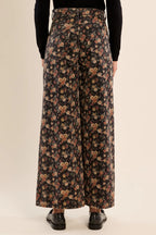 FLORAL DENIM PANT
