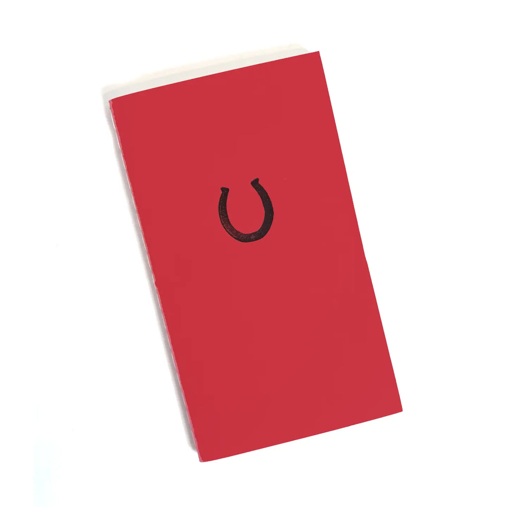 LUCKY HORSESHOE MINI LETTERPRESS NOTEBOOK