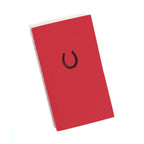 LUCKY HORSESHOE MINI LETTERPRESS NOTEBOOK