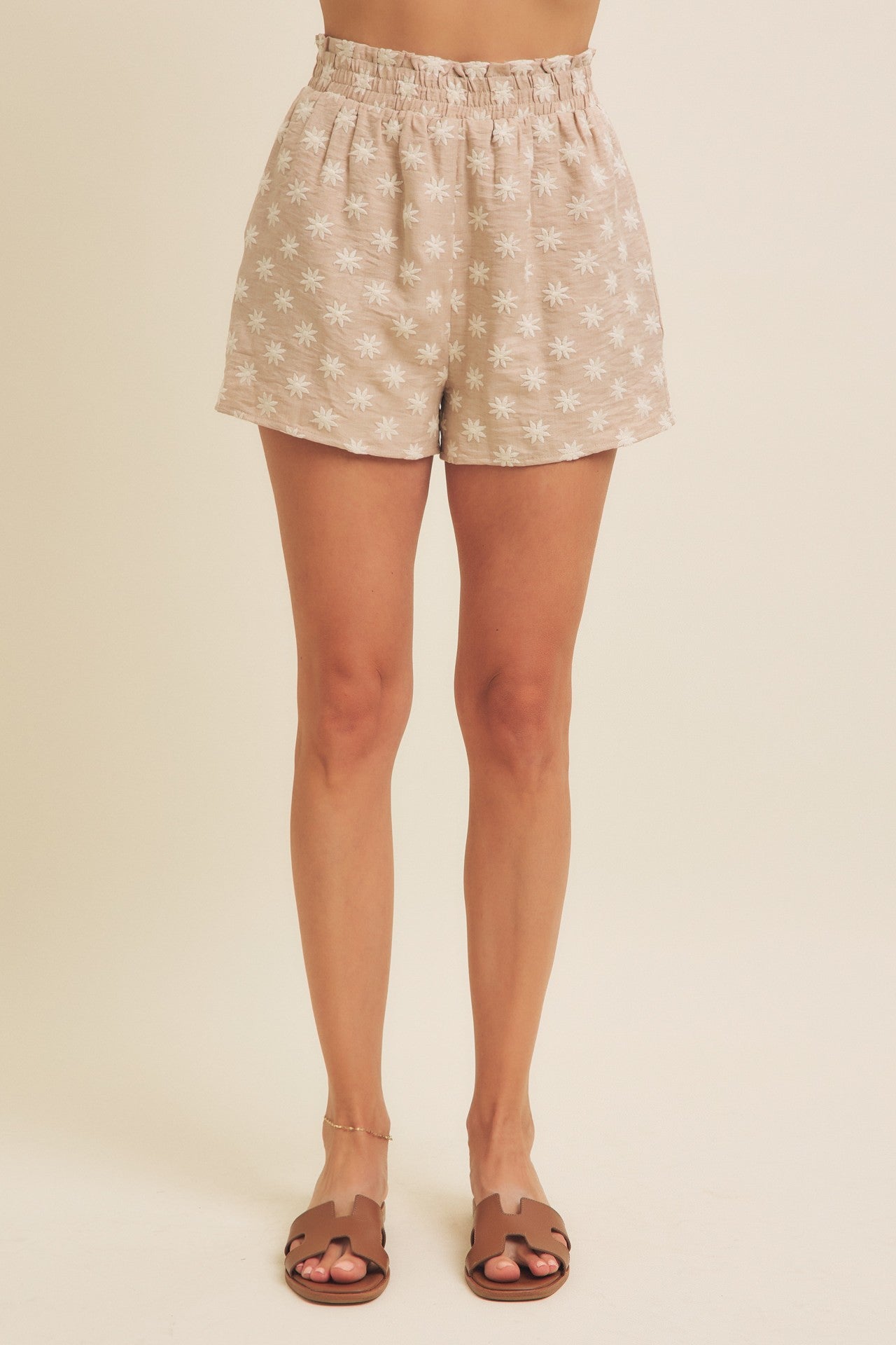 EMBROIDERED SHORTS