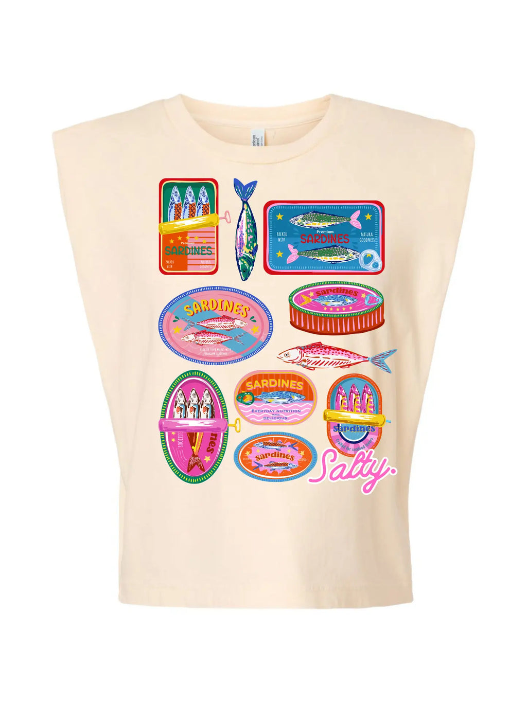 SALTY BOXY TANK TEE