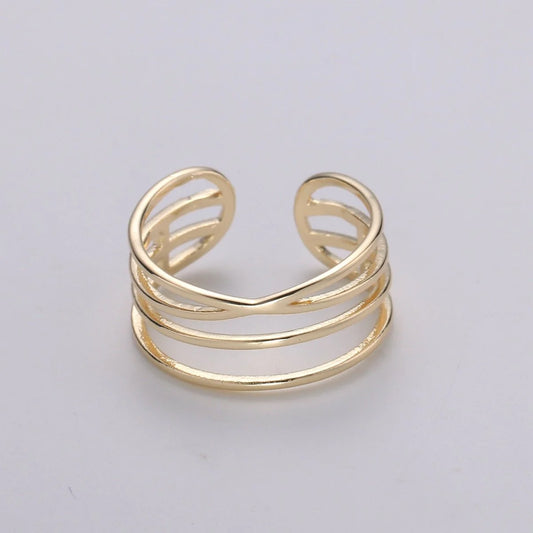 VERMEIL LAYERED RING