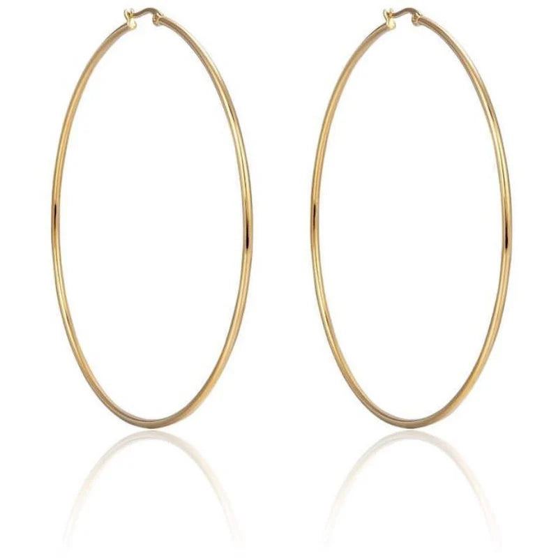 SAHIRA OVAL HOOPS (GOLD)