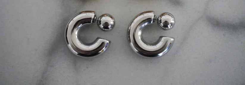 KYLAN HOOPS (SILVER)