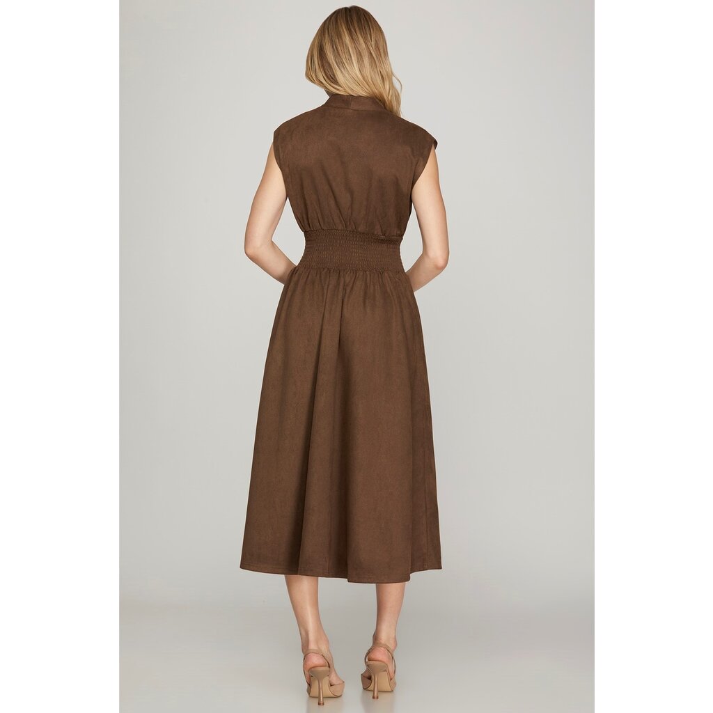 PERFECT FALL-TEMBER BROWN DRESS