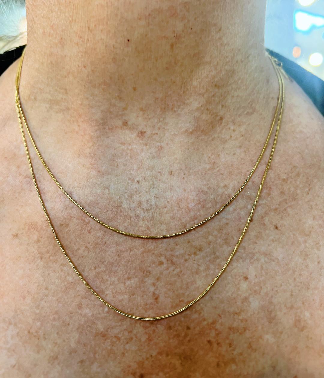 DAINTY SNAKE NECKLACE