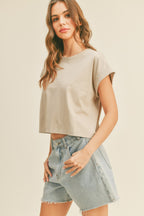 ROUND NECK TEE