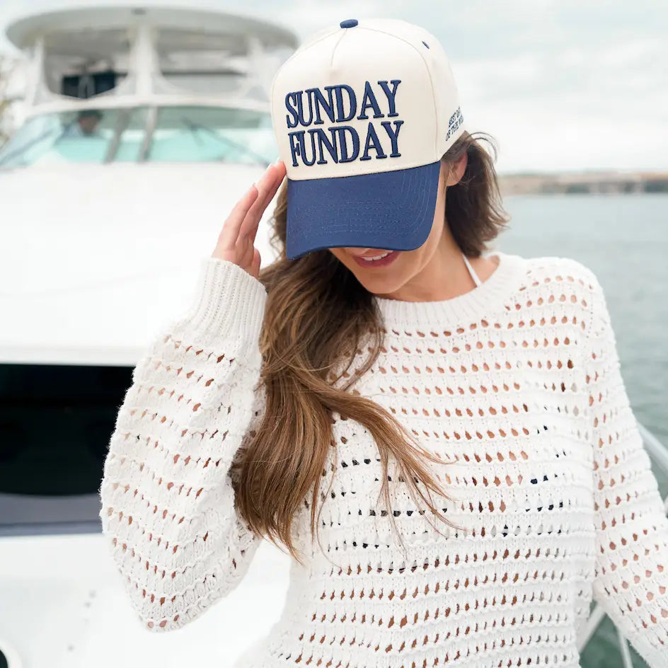 SUNDAY FUNDAY TRUCKER HAT