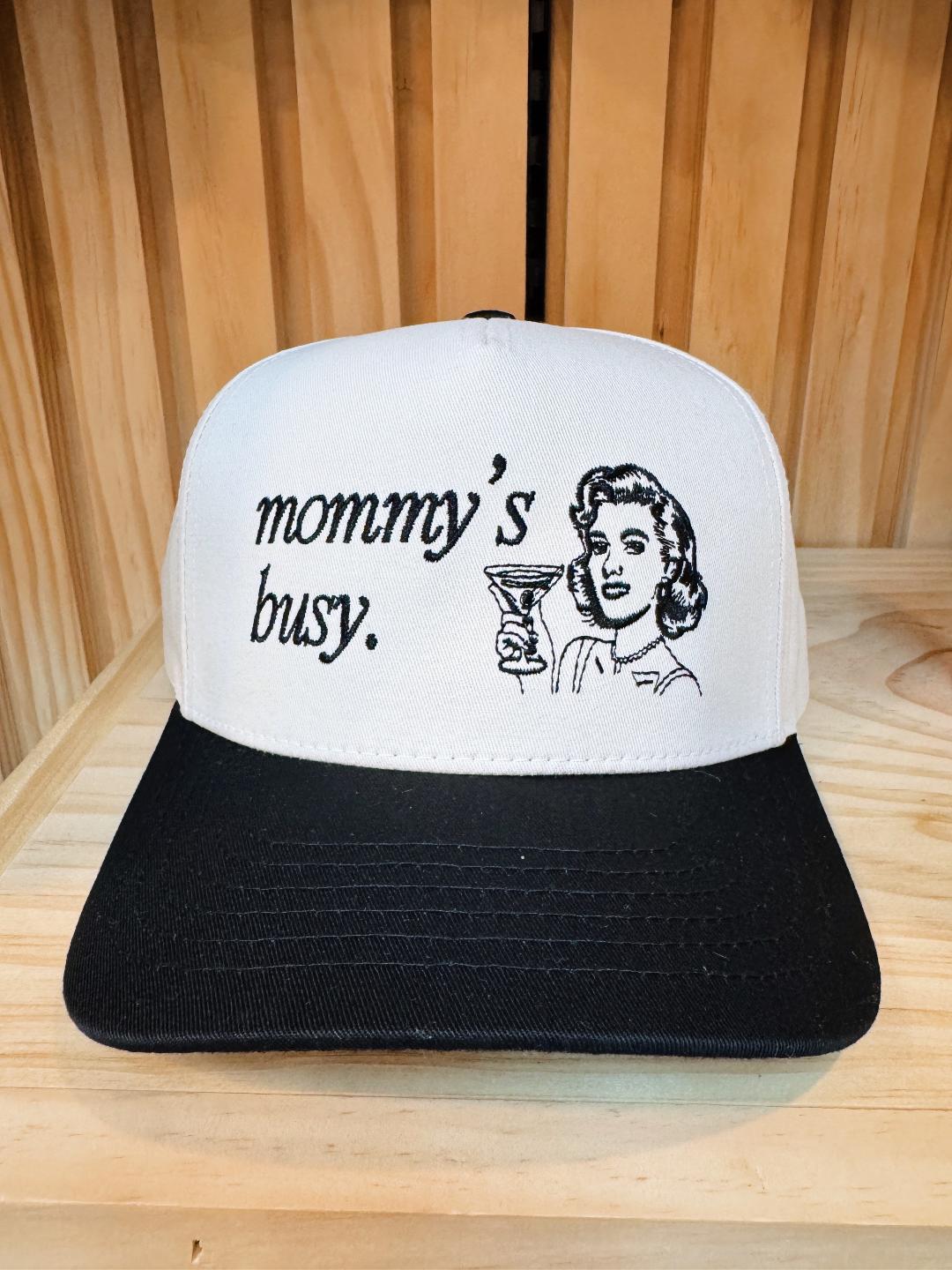 MOMMY'S BUSY TRUCKER HAT