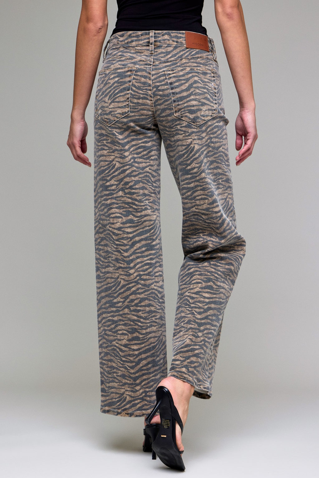 TIGER PRINT JEANS