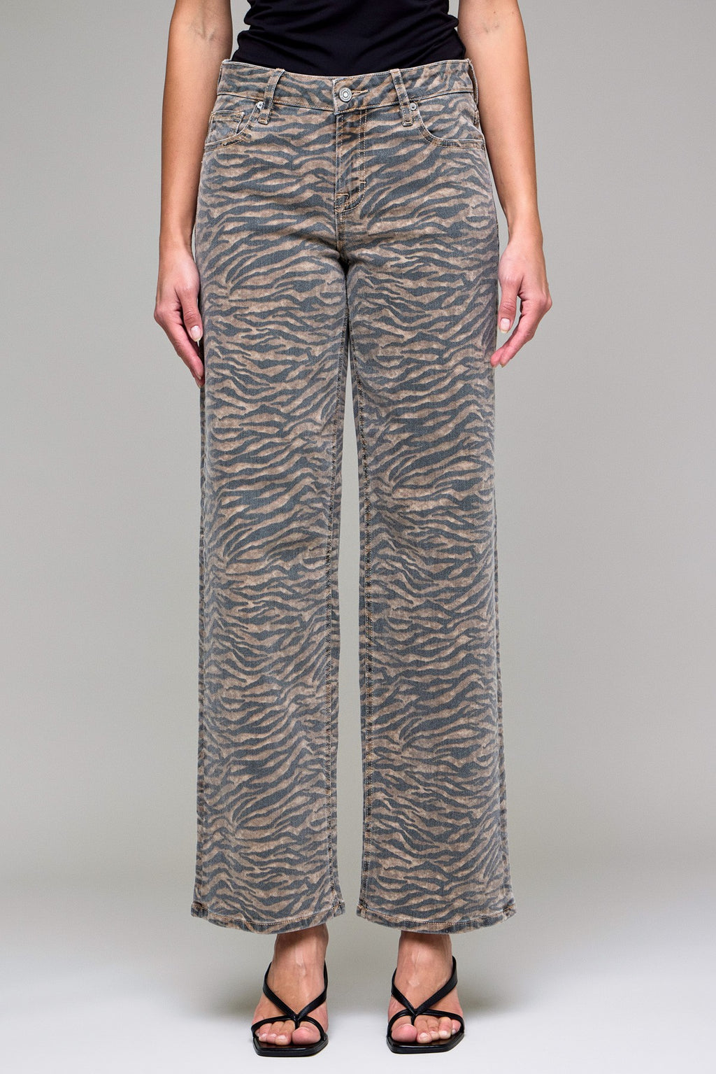 TIGER PRINT JEANS