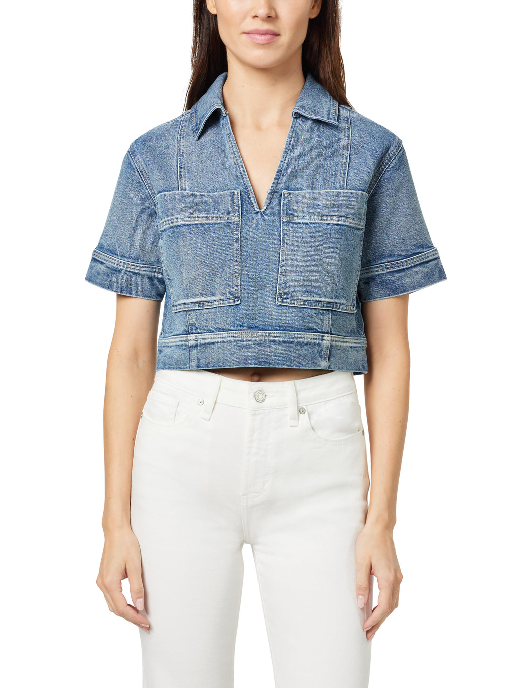 FIT YOU RIGHT DENIM TOP