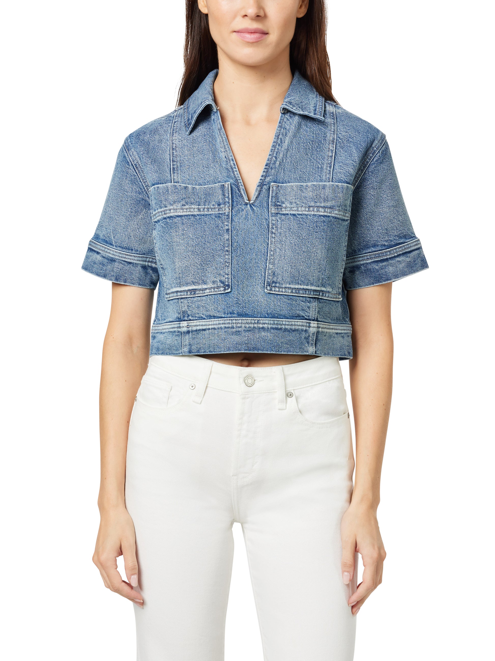 FIT YOU RIGHT DENIM TOP