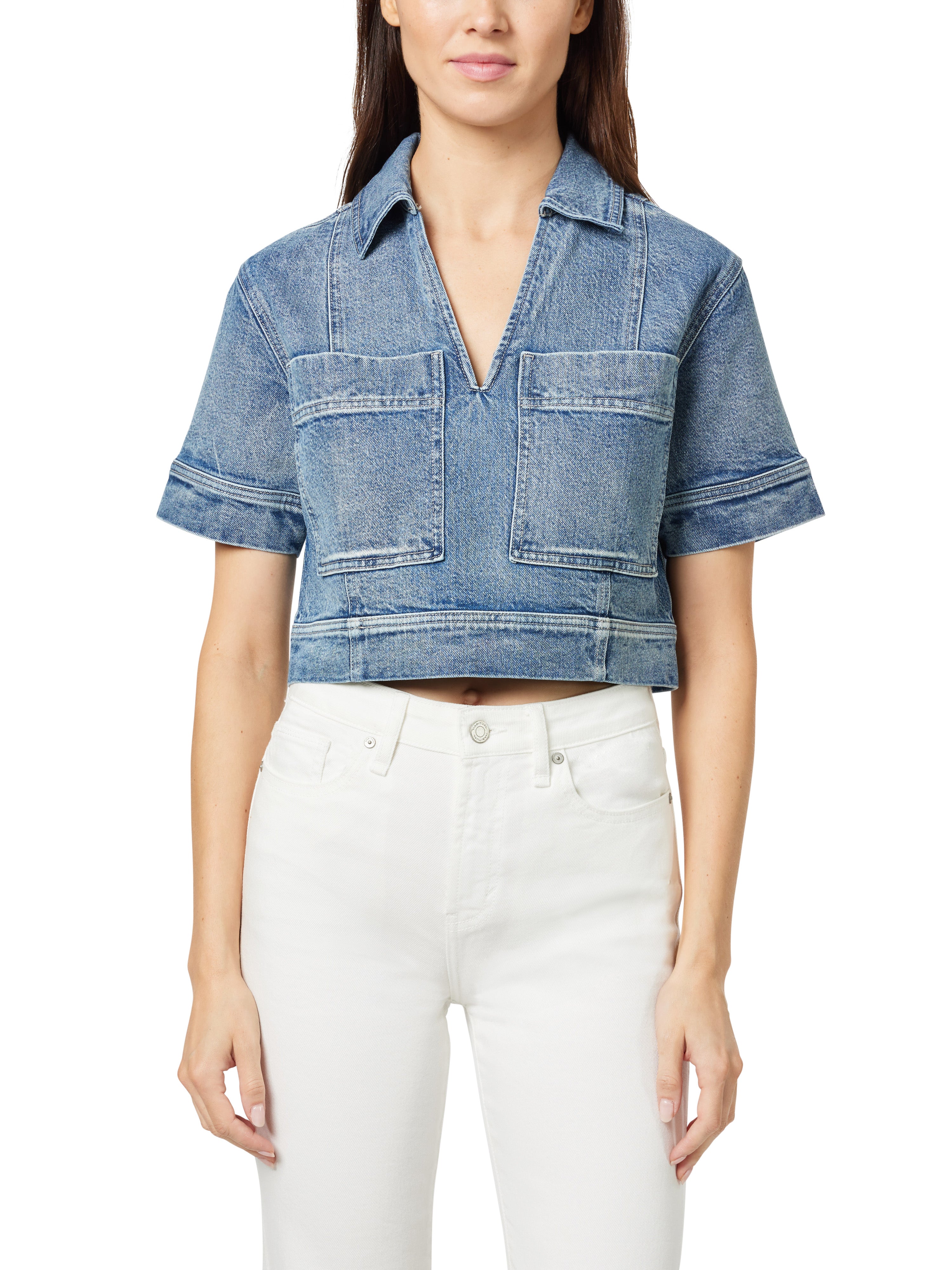 FIT YOU RIGHT DENIM TOP